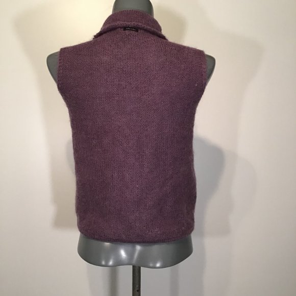TDK Sleeveless Turtleneck Knit Top Size M - Picture 4 of 13